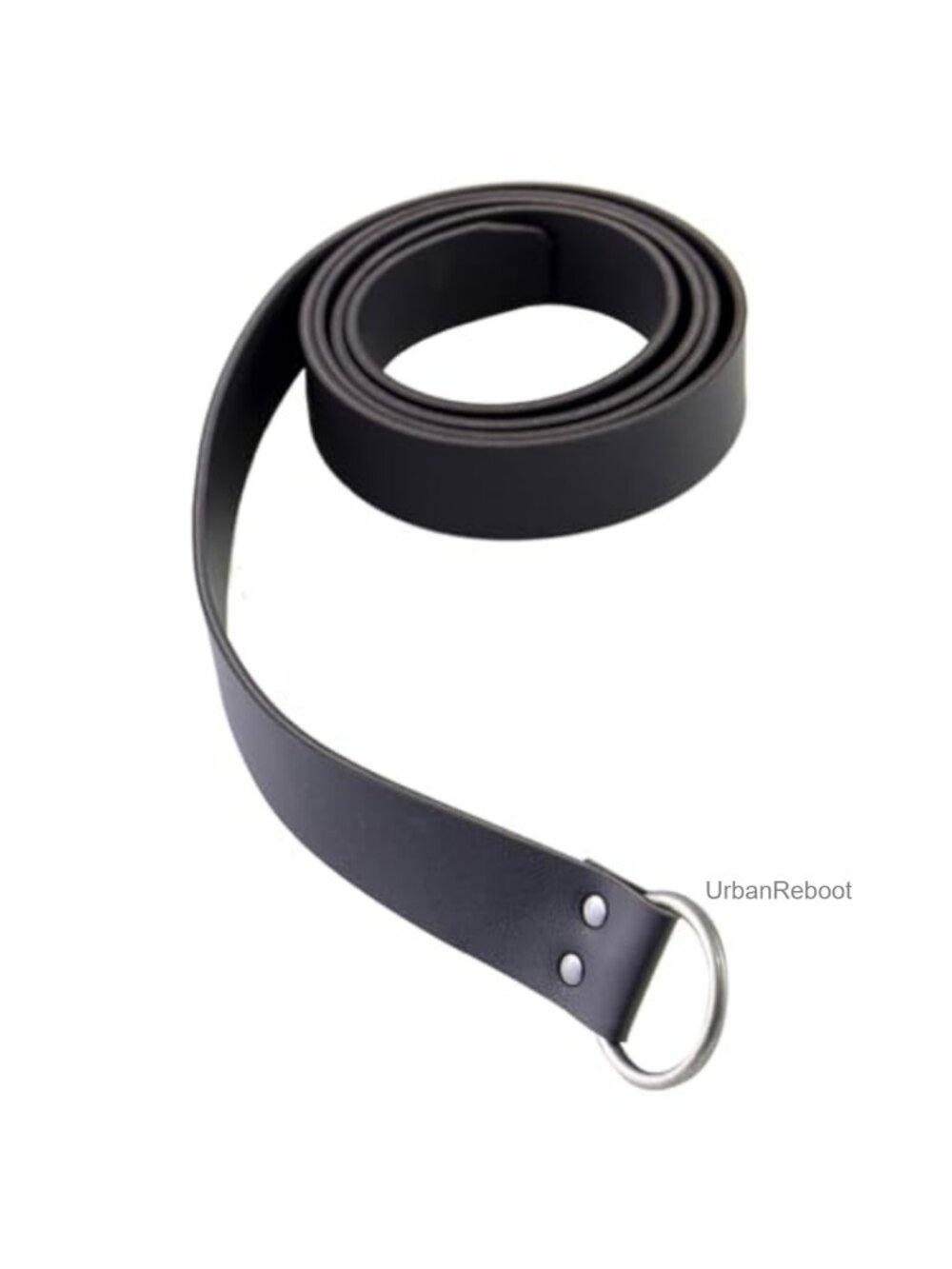 Medieval Knight PU Leather Belt Men's Renaissance Reenactment Ring Belt